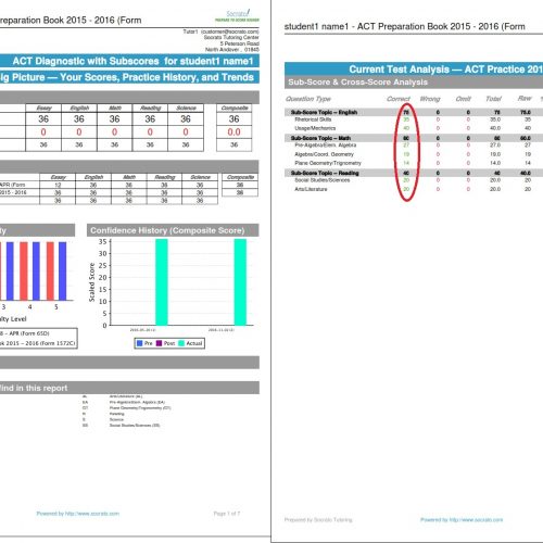 Sub-Score & Cross-Score Analysis